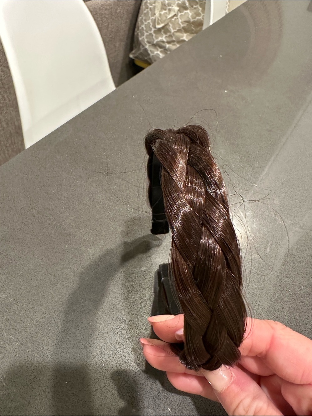 Braided Brown Hair Headband